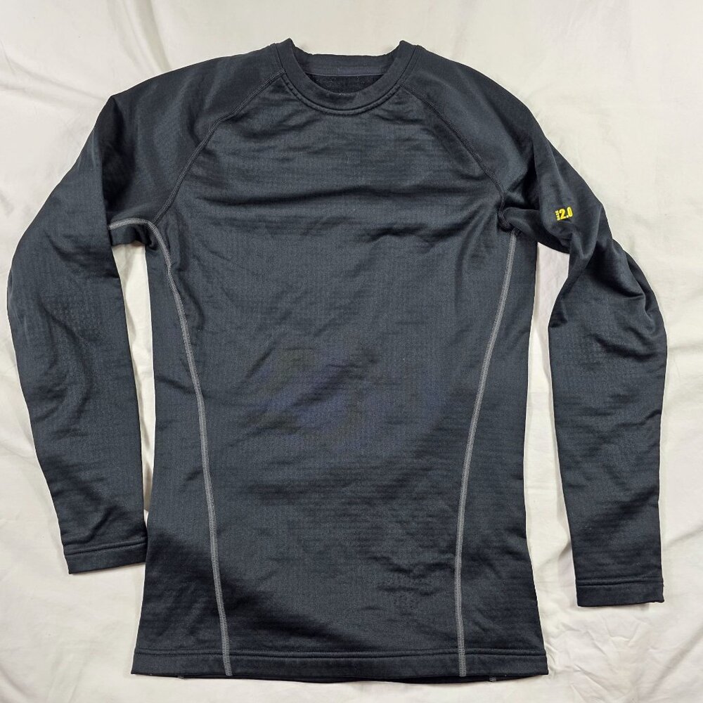 Under Armour ColdGear Base 2.0 Mens Medium Black Crew Shirt Athletic Casual
